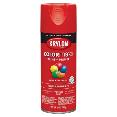 Krylon Gloss Banner Red; 12 oz. Aerosol 5503